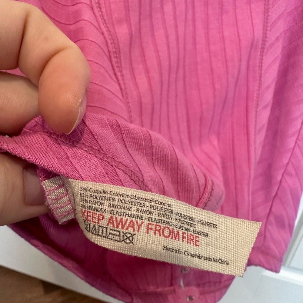 Free People corset style top in pink - Picture 5 of 5